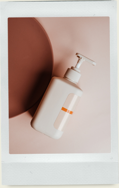Facial cleanser in a pump bottle